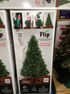 Costco Flip Pre-Lit Artificial Christmas Tree