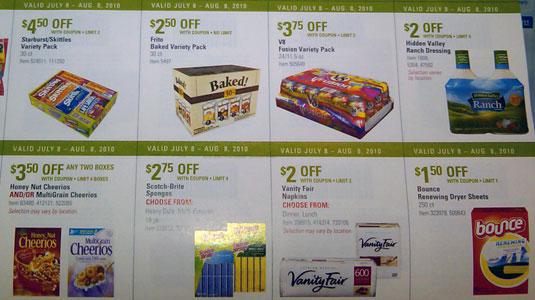 July 2010 Coupon Book