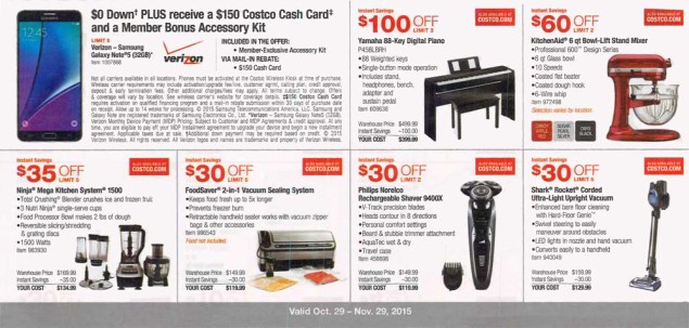 November 2015 Costco Coupon Book Page 3