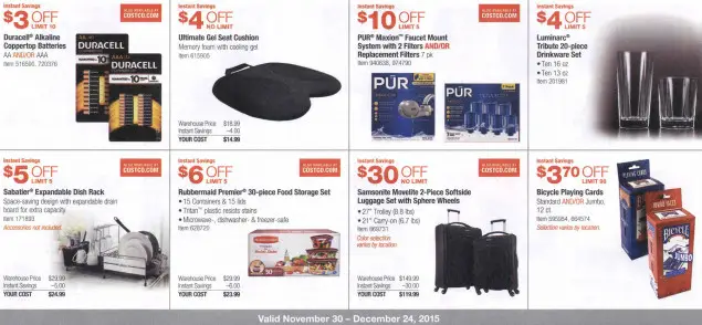 December 2015 Costco Coupon Book Page 5