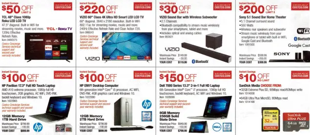 January 2016 Costco Coupon Book Page 2