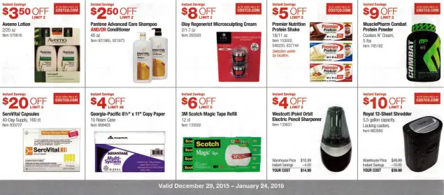 January 2016 Costco Coupon Book Page 5
