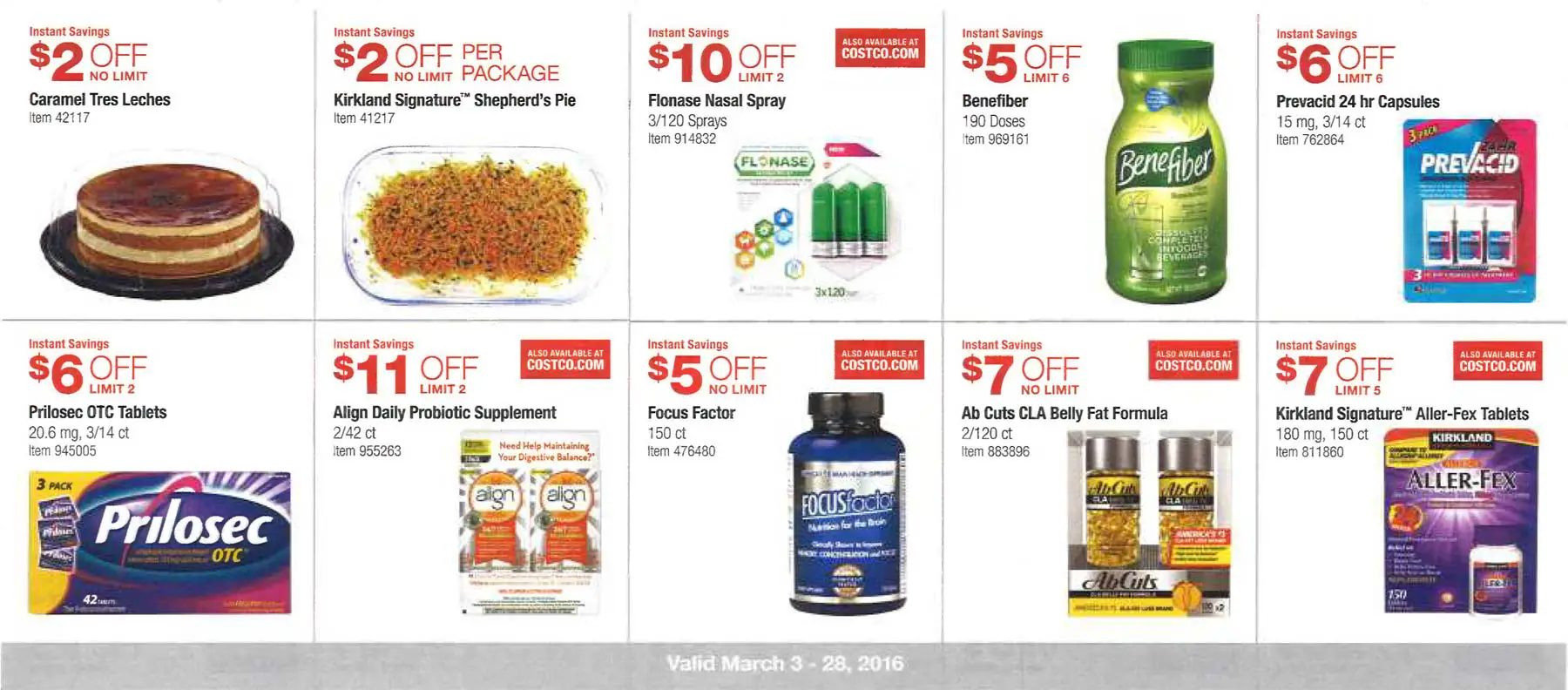 March 2016 Costco Coupon Book Page 13