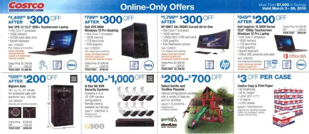 March 2016 Costco Coupon Book Page 16