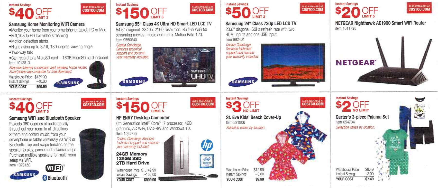 March 2016 Costco Coupon Book Page 2