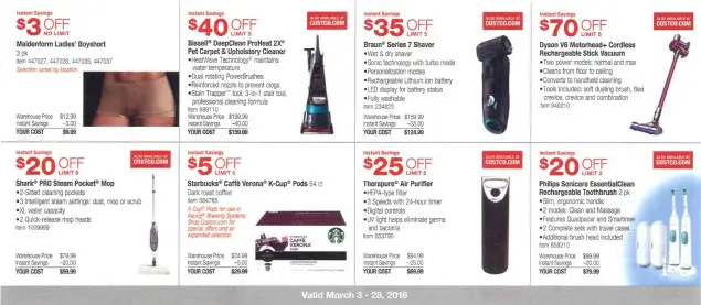 March 2016 Costco Coupon Book Page 3