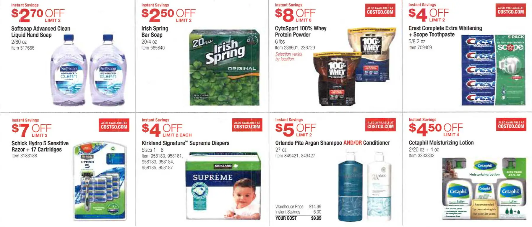 March 2016 Costco Coupon Book Page 4