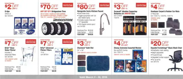 March 2016 Costco Coupon Book Page 5
