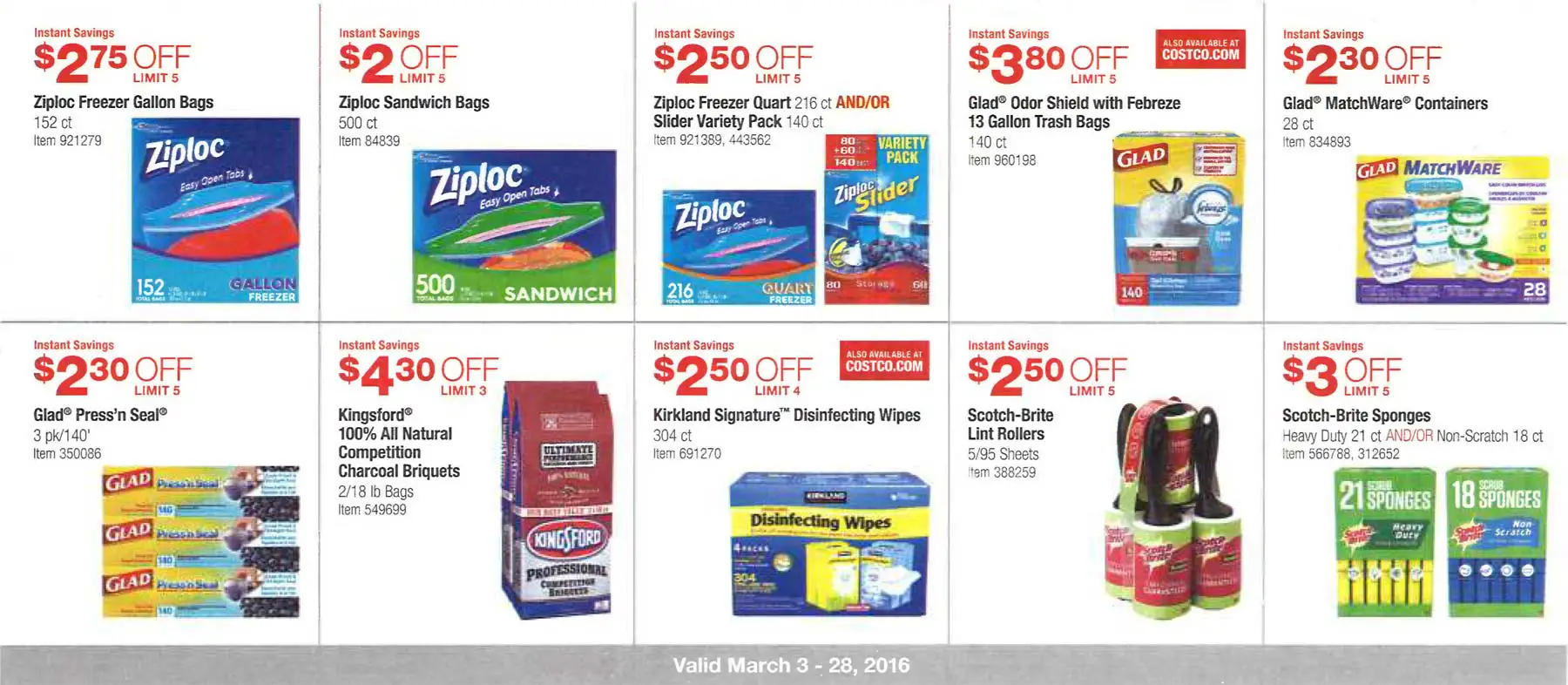 March 2016 Costco Coupon Book Page 9