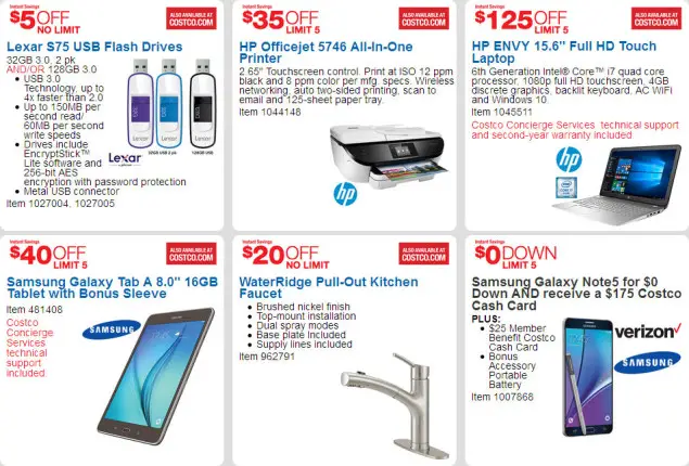 April 2016 Costco Coupon Book Page 2