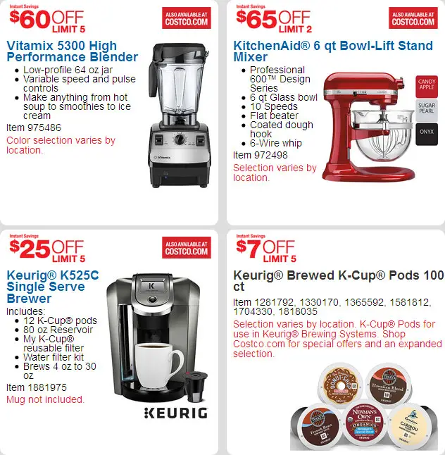 April 2016 Costco Coupon Book Page 4