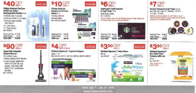 July 2016 Costco Coupon Book Page 3