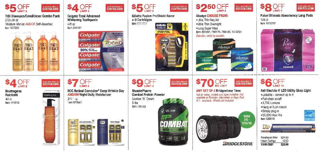 July 2016 Costco Coupon Book Page 4
