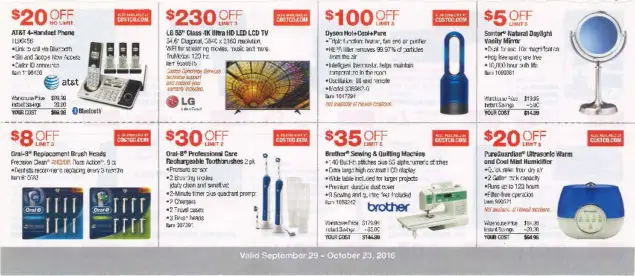 October 2016 Costco Coupon Book Page 3