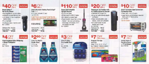 October 2016 Costco Coupon Book Page 4