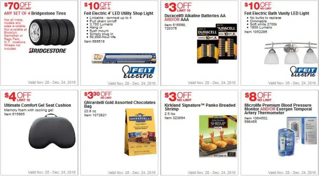 Costco Coupons December 2016 Page 5