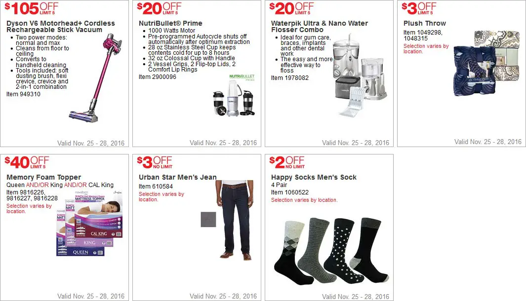 Costco Black Friday 2016 Weekend Coupons Page 4