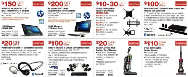 January 2017 Costco Coupon Book Page 2
