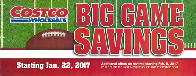 Big Game Savings Ad Cover