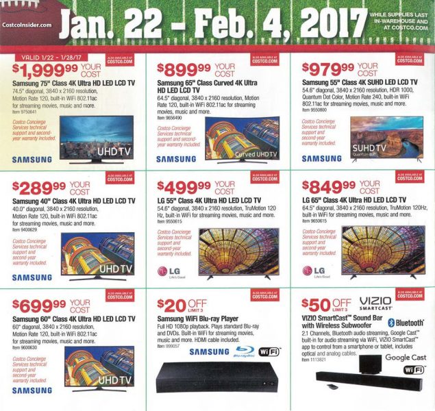 2017 Costco Super Bowl Ad Page 2