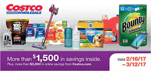 February 2017 Costco Coupon Book Cover