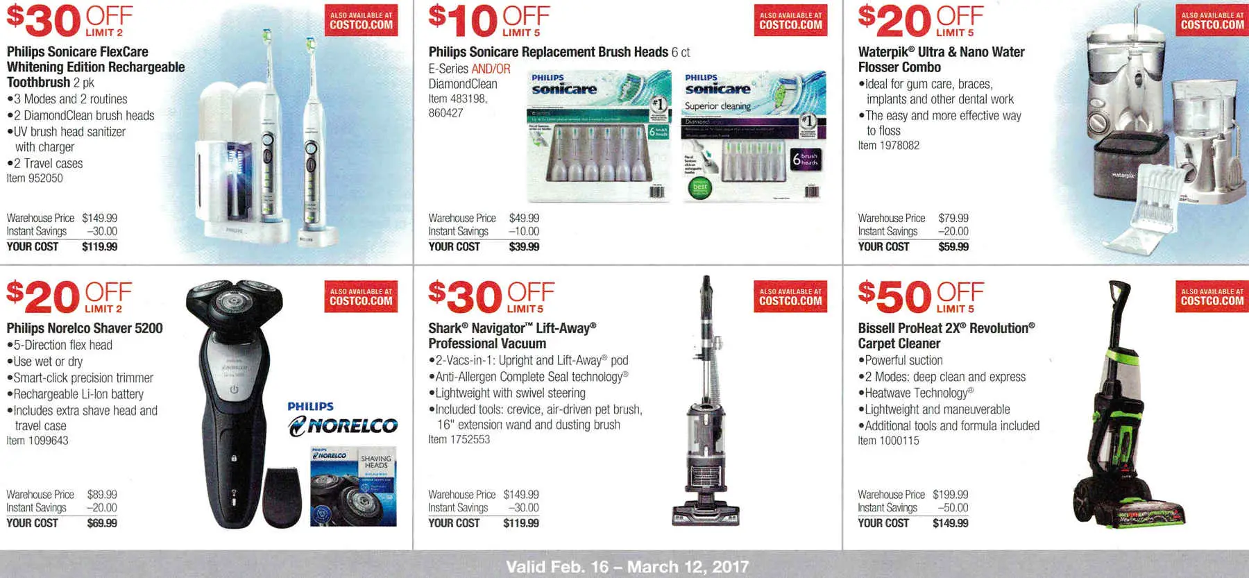 February 2017 Costco Coupon Book Page 1