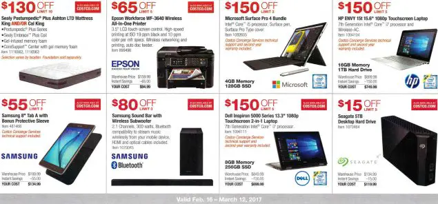 February 2017 Costco Coupon Book Page 3