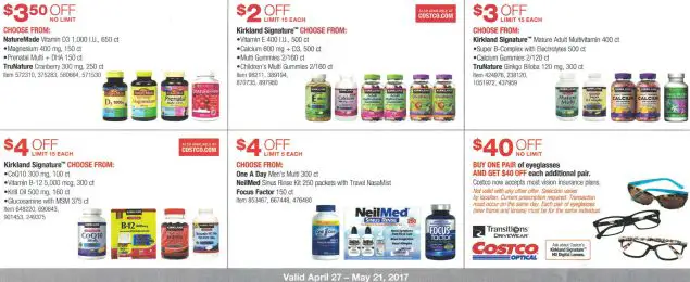 Costco May 2017 Coupon Book Page 16