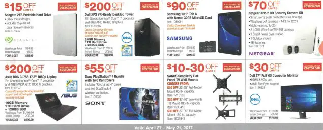 Costco May 2017 Coupon Book Page 7