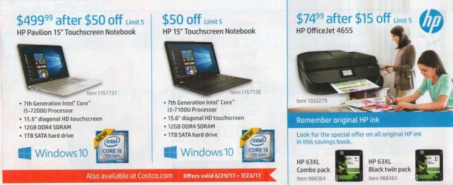 Costco July 2017 Coupon Book Page 3