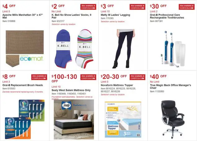Costco August 2017 Coupon Book Page 3