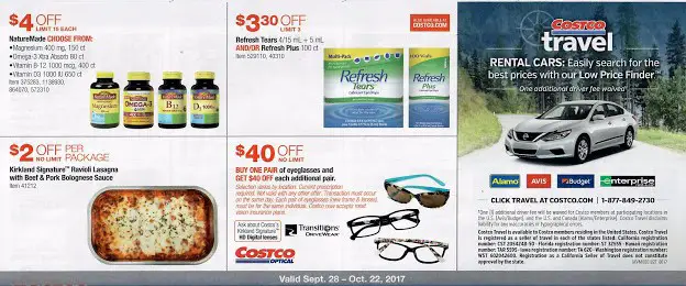 Costco October 2017 Coupon Book Page 17