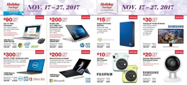 Costco Black Friday ad scan Week 2 Page 9