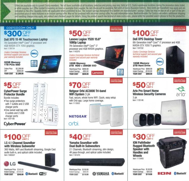 Costco Super Bowl TV Deals 2018 Page 3