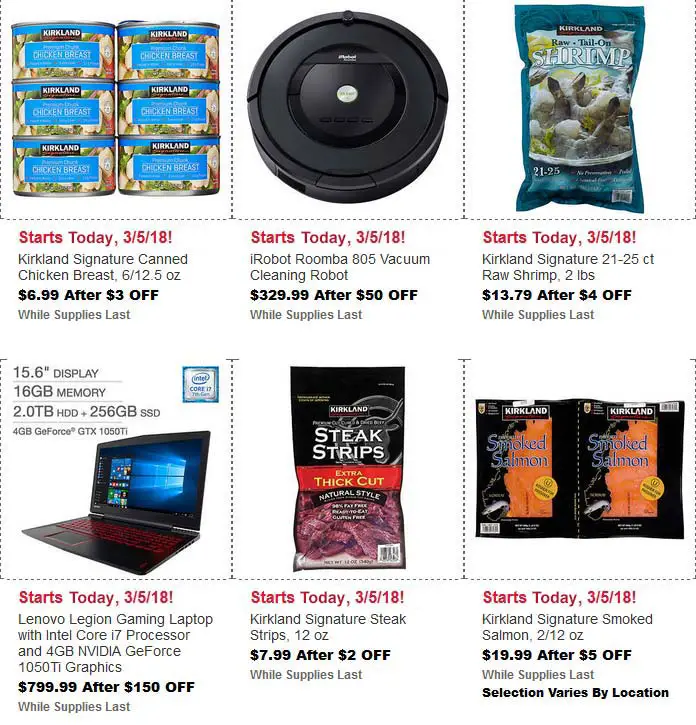 Costco March Hot Buys Page 1