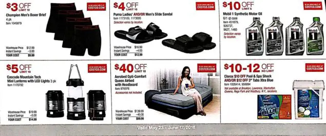 Costco Coupons May 2018 Page 9