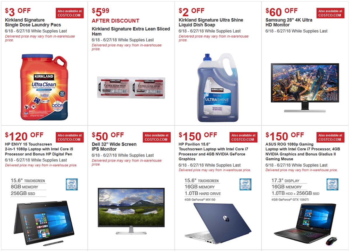 Costco June 2018 Hot Buys Page 1