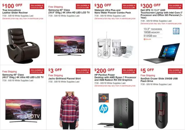 Costco Hot Buys August 2018 Page 1