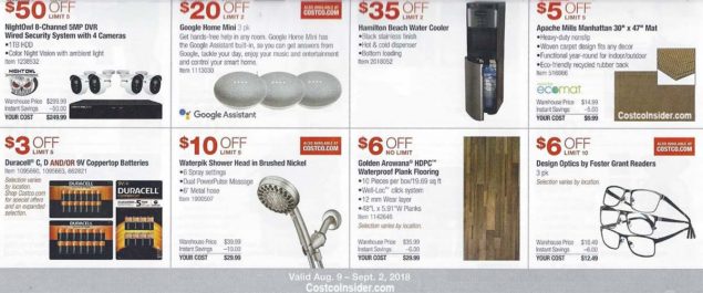 Costco August 2018 Coupon Book Page 11