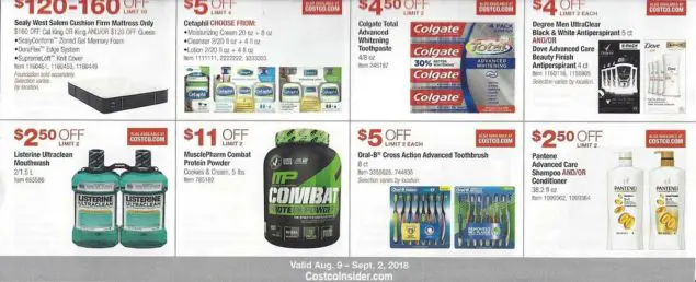Costco August 2018 Coupon Book Page 13