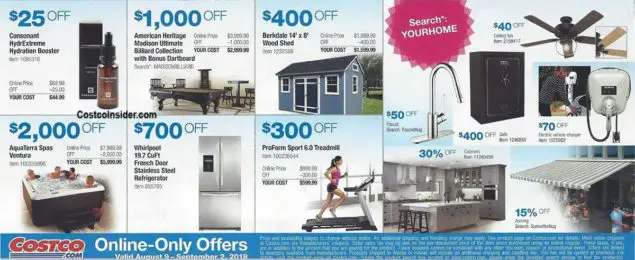 Costco August 2018 Coupon Book Page 8