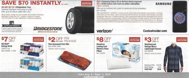 Costco August 2018 Coupon Book Page 9