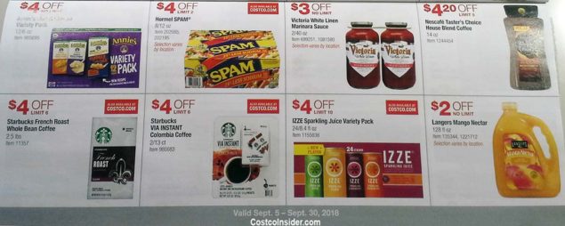 Costco September 2018 Coupon Book Page 19