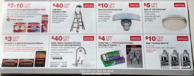 Costco October 2018 Coupon Book Page 8
