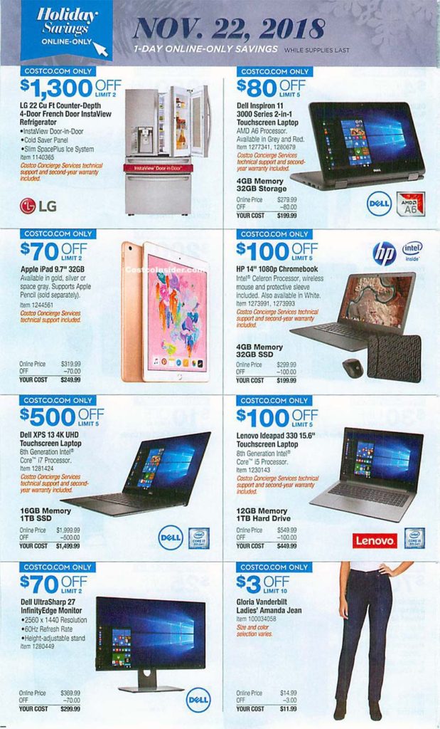 Costco Black Friday 2018 Ad Page 23