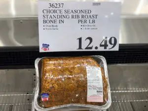 Seasoned Standing Rib Roast Bone In Choice