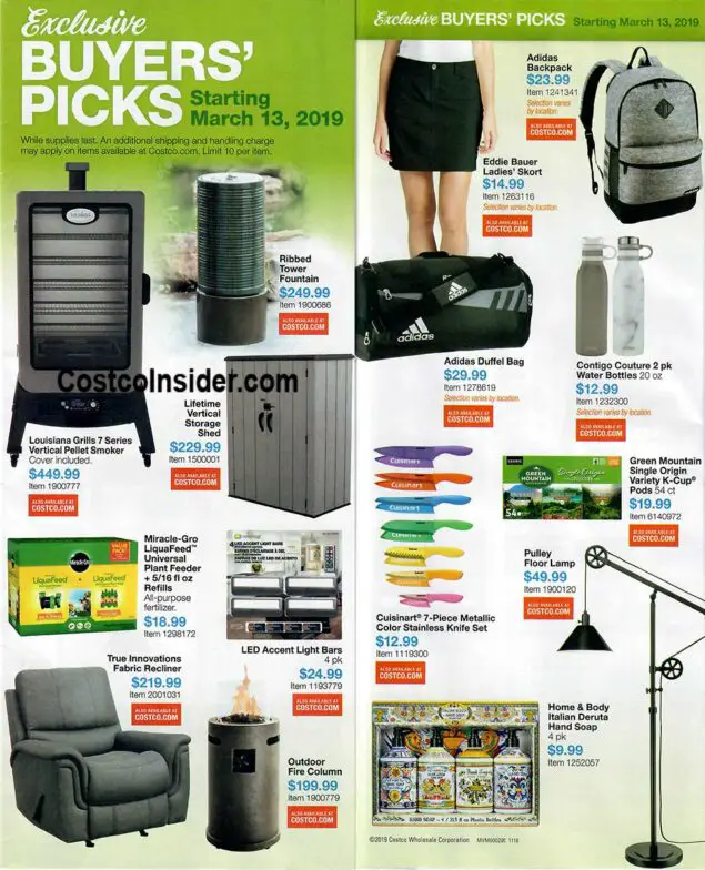 Costco March 2019 Coupon Book Pages 2 and 3