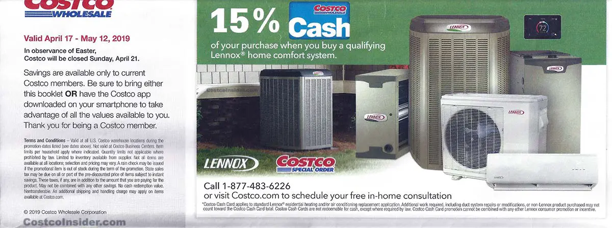 April 2019 Costco Coupon Book Page 1