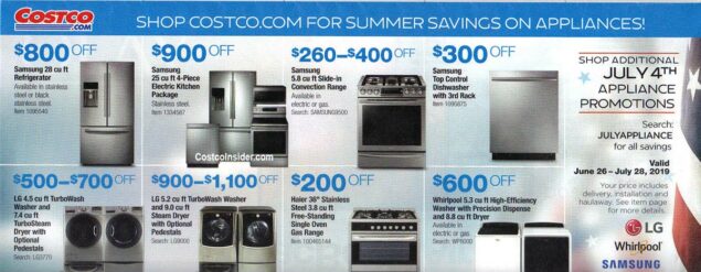 Costco July 2019 Coupon Book Page 2
