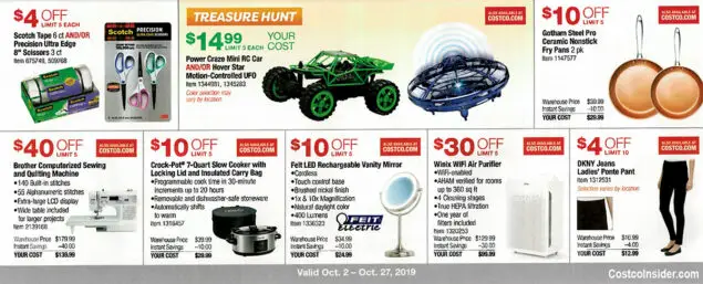 Costco October 2019 Coupon Book Page 10